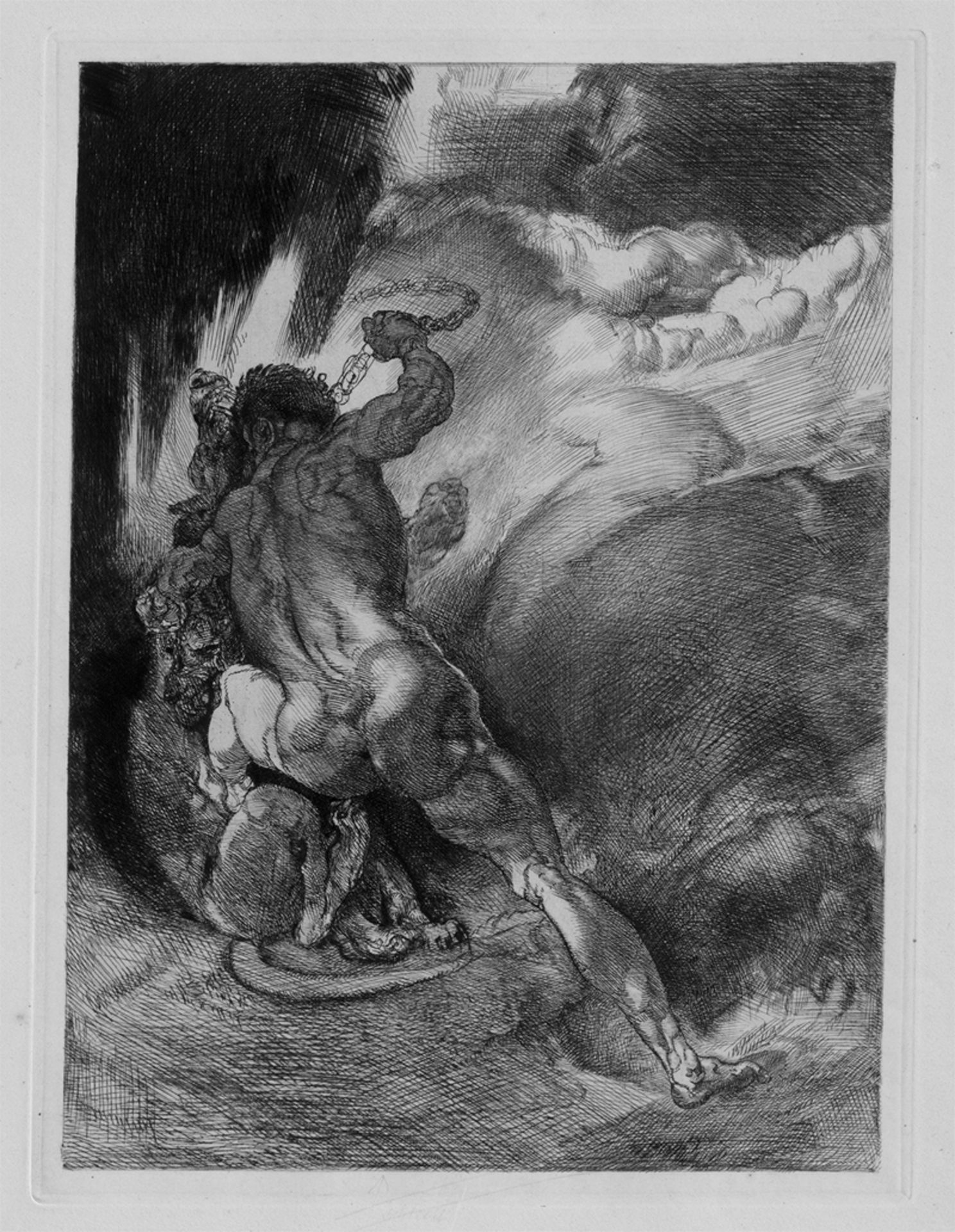Jettmar, Rudolf: Herkules erwürgt den nemäischen Löwen