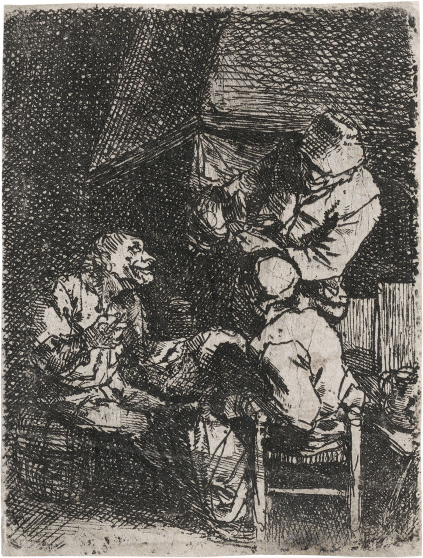 Bega, Cornelis: Drei Bauern