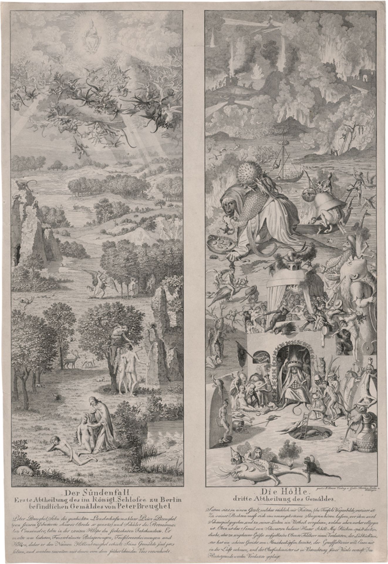 Bruegel d. Ä., Pieter - nach: Der Sündenfall. Die Hölle