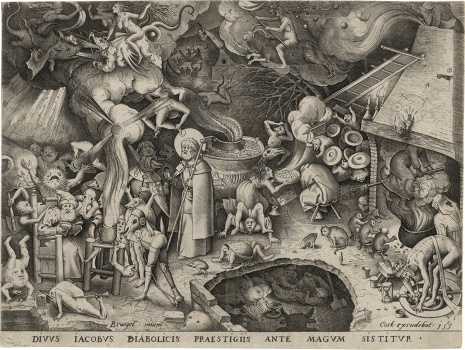 Bruegel d. Ä., Pieter - nach: Der hl. Jakob und der Zauberer Hermogenes