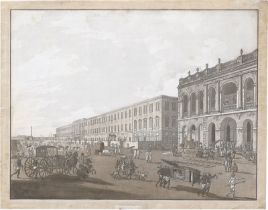 Daniell, Thomas: Old Court House and Street,Calcutta