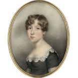 Plimer, Andrew: Miniatur Portrait eines Mädchens genannt Caroline Sanfor...