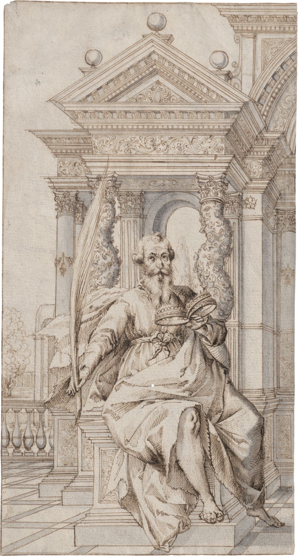 Flämisch: um 1620/30. Zwei allegorische Gestalten