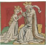 Deutsch: um 1420. Krönung der hl. Katharina von Siena