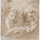 Bellini, Filippo: Der Tod des hl. Antonius Abbas