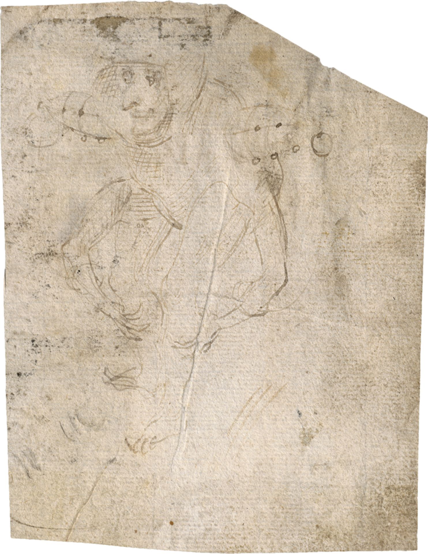 Bosch, Hieronymus: Figurenskizze eines kleinen Dämons