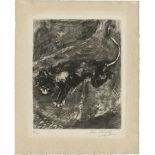 Chagall, Marc: Les Fables de la Fontaine: Le Lion et le Rat