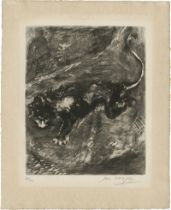 Chagall, Marc: Les Fables de la Fontaine: Le Lion et le Rat