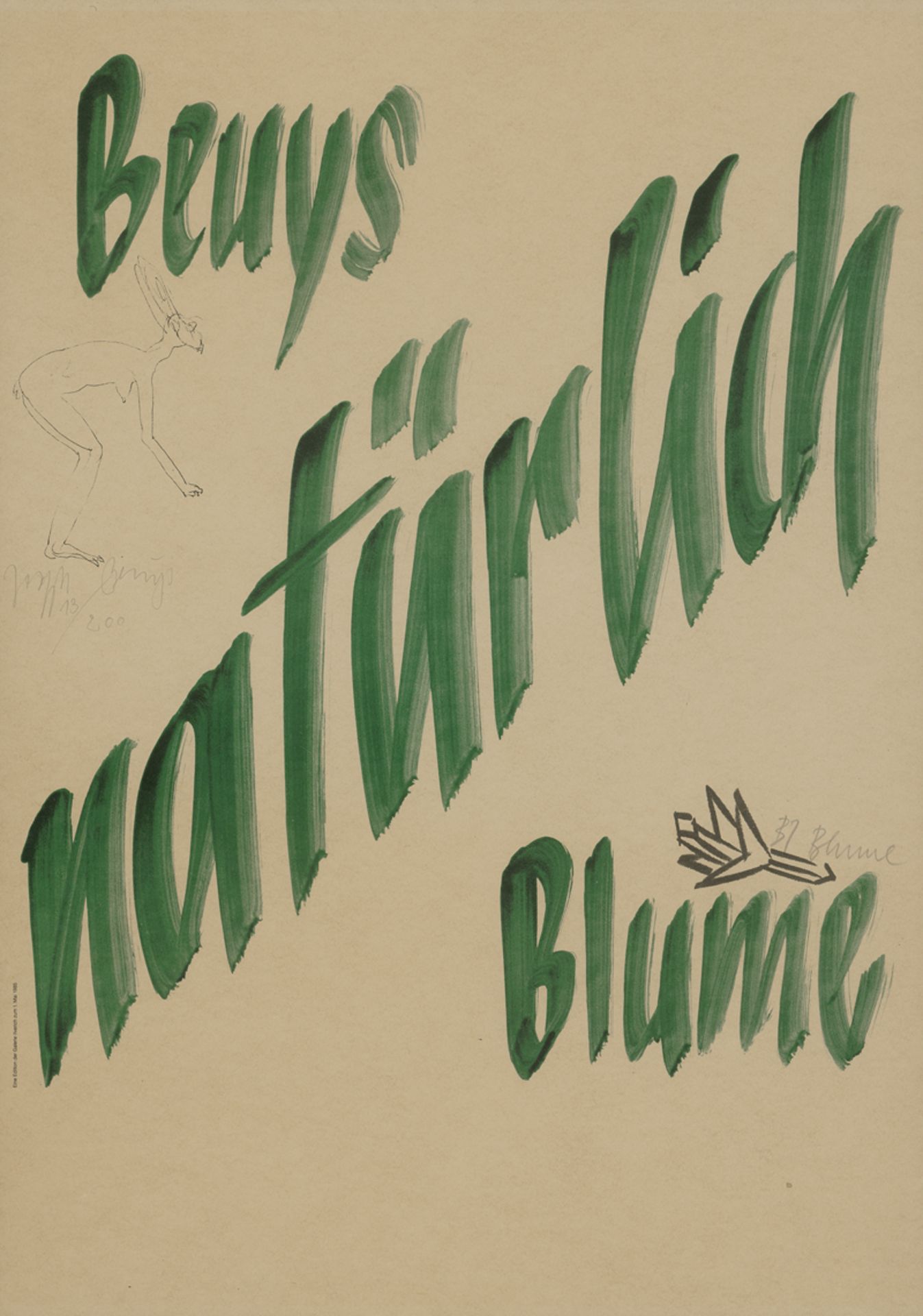 Beuys, Joseph und Blume, Bernhard J...: Beuys - Blume - natürlich