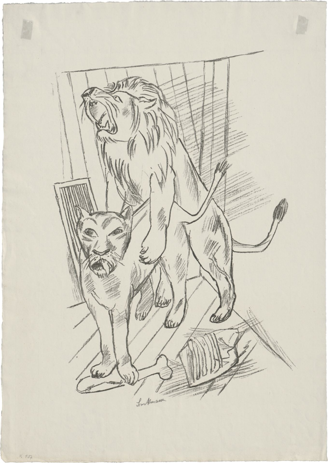 Beckmann, Max: Löwenpaar