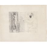 Picasso, Pablo: Sculpteur et son modèle devant une fenêtre