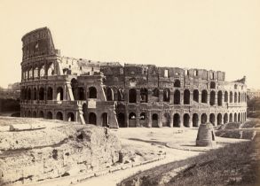 Ninci, Giuseppe: Colosseum seen from the via Sacra, Rome