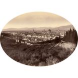 Alinari, Fratelli: Panoramic view of Florence from San Miniato