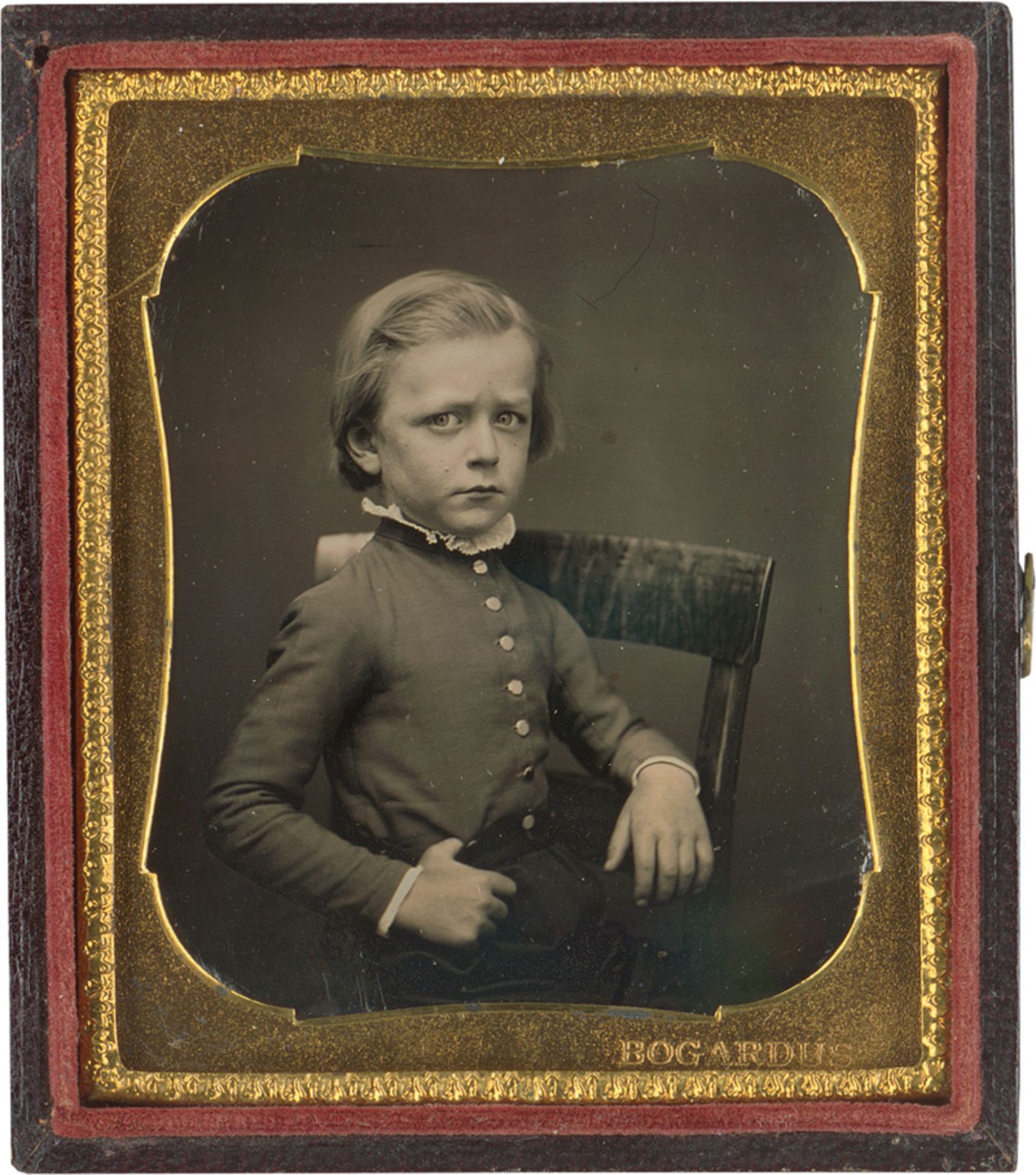 Daguerreotypes: Portrait of a young boy