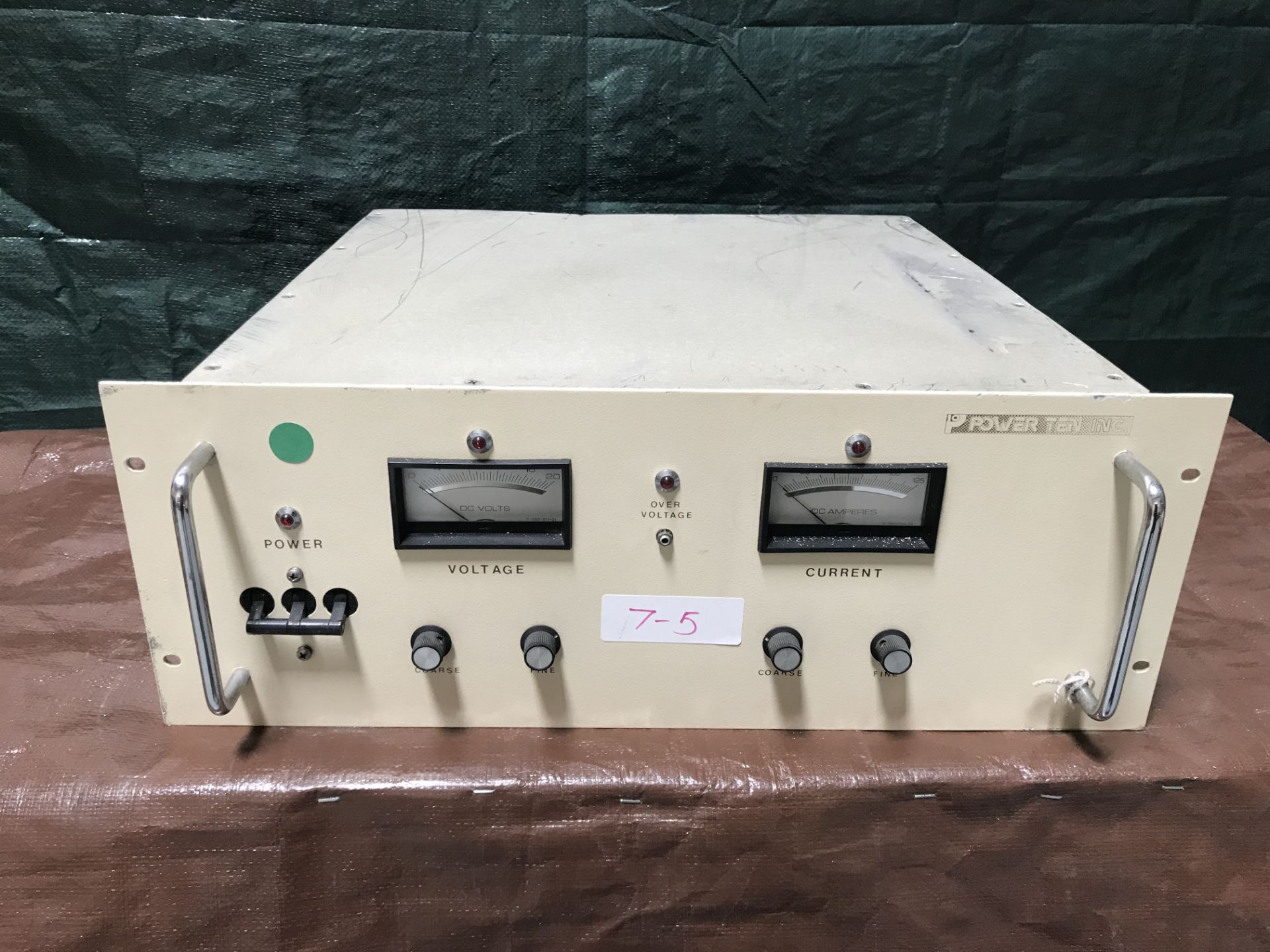 #075 Power Ten Inc. Model: 3600-20125, SN: 030285, Input: 208VAC 3Phase 60Hz, Output: 0-20VDC/125Amp - Image 4 of 8