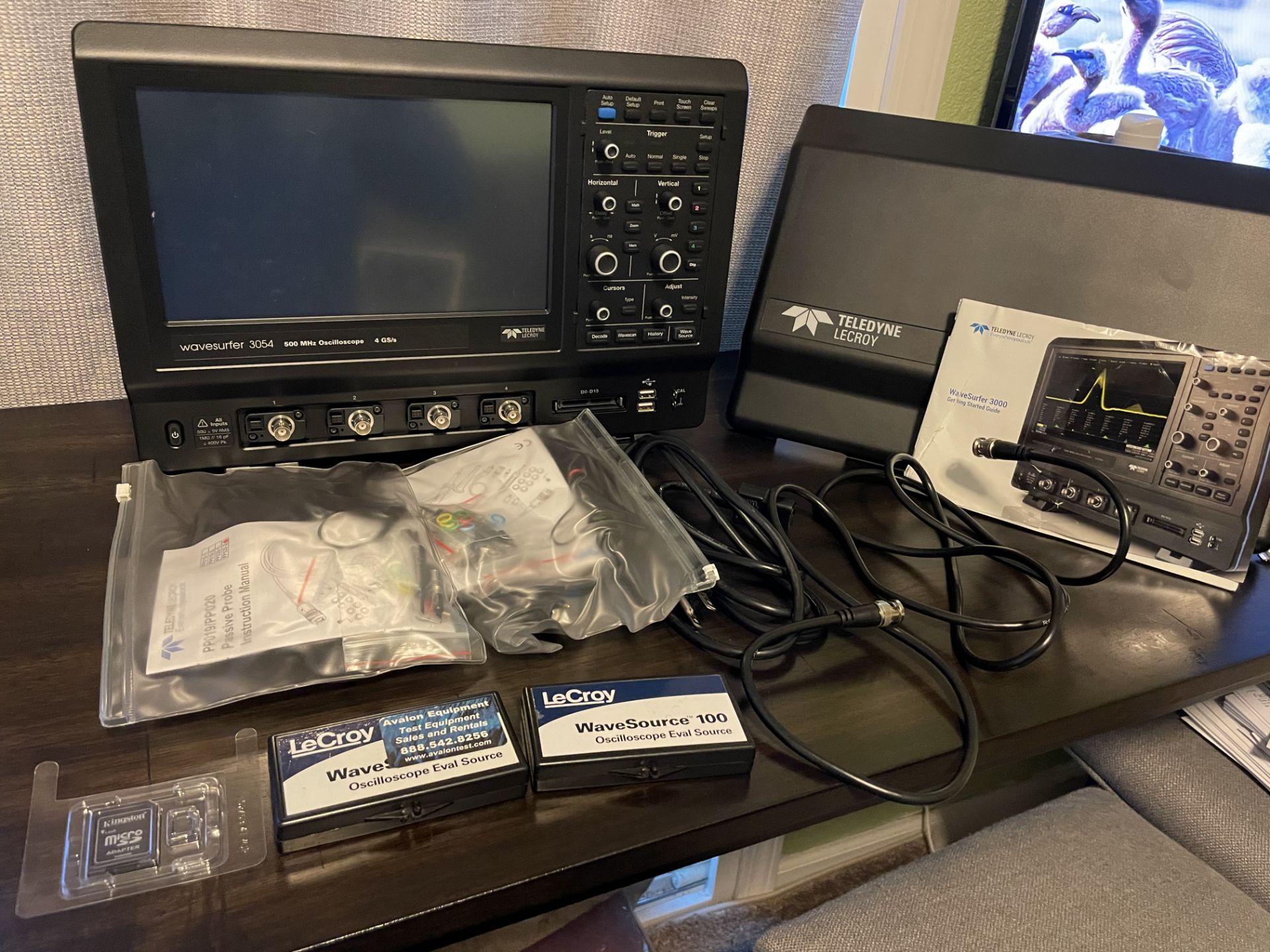 Teledyne LeCroy Wavesurfer WS3054 500MHz 4GS/s Scope w/2 Wavesource 100 Cards - Image 10 of 24