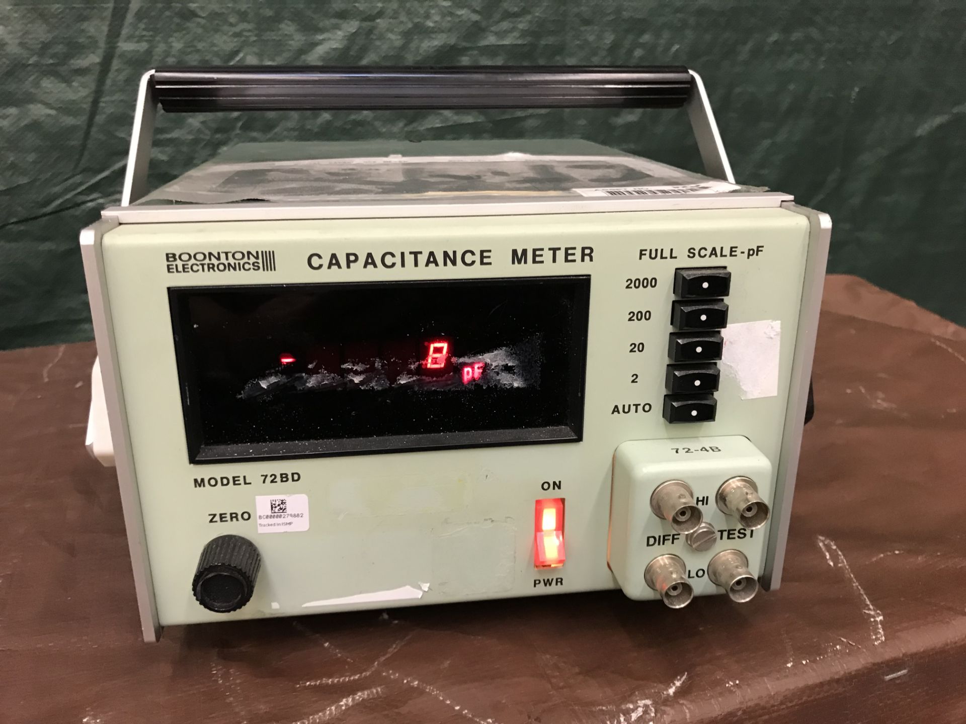 ID# 220014 Boonton Electronics 72BD Capacitance Meter