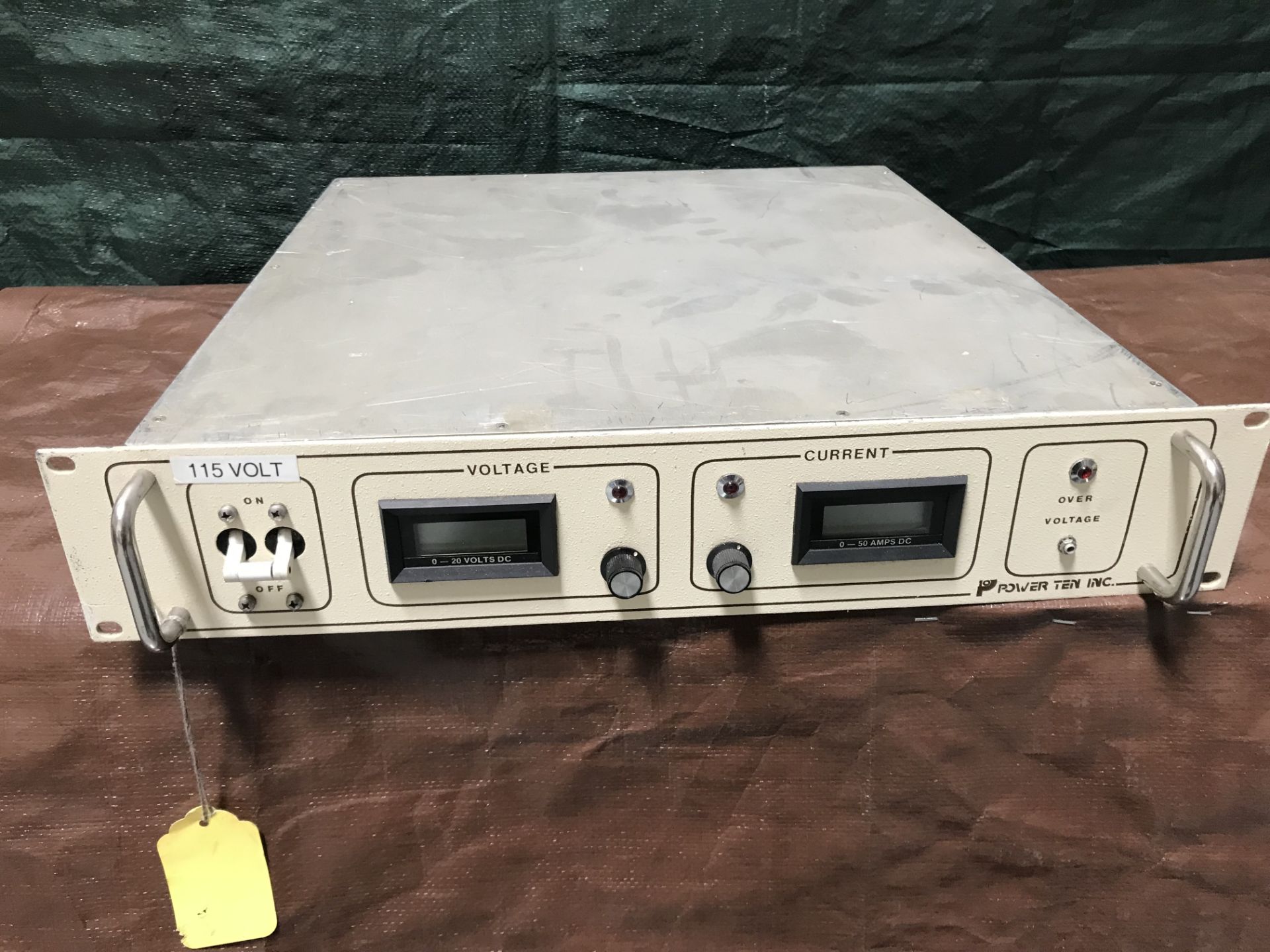 #076 Power Ten Inc. 3400D-2050, SN 310886, Input: 115VAC 60Hz, Output: 0-20VDC/0-50Amps - Image 2 of 7