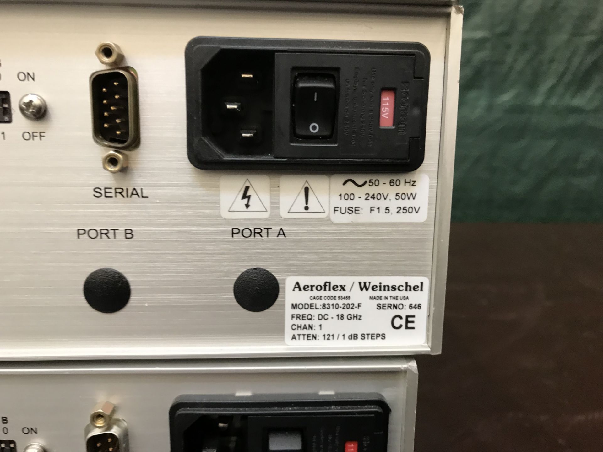 ID# 220054 Lot of 3 Aeroflex Weinschel 8310-138-2-F Programmable Attenuators - Image 5 of 7