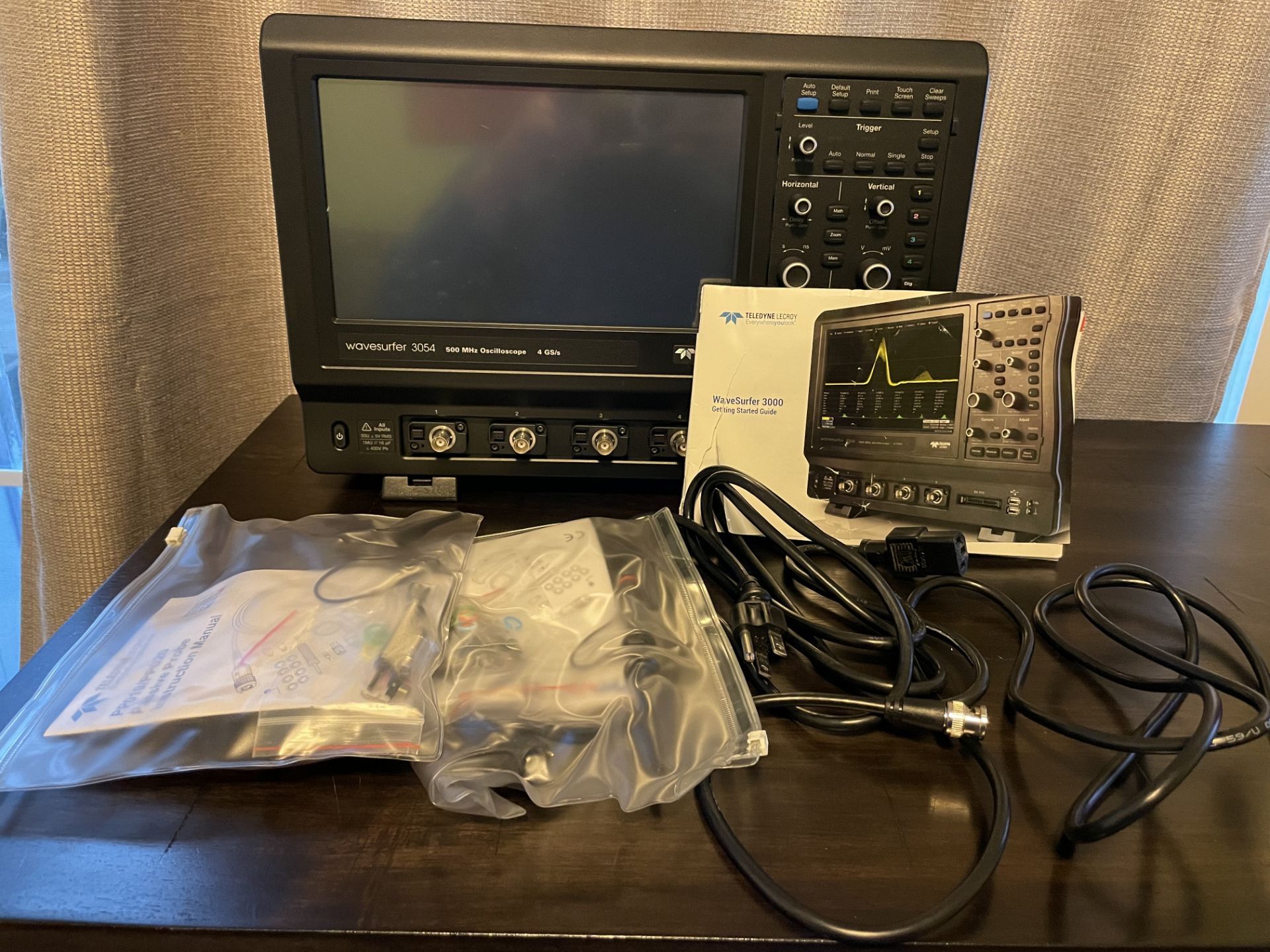 Teledyne LeCroy Wavesurfer WS3054 500MHz 4GS/s Scope w/2 Wavesource 100 Cards - Image 9 of 24