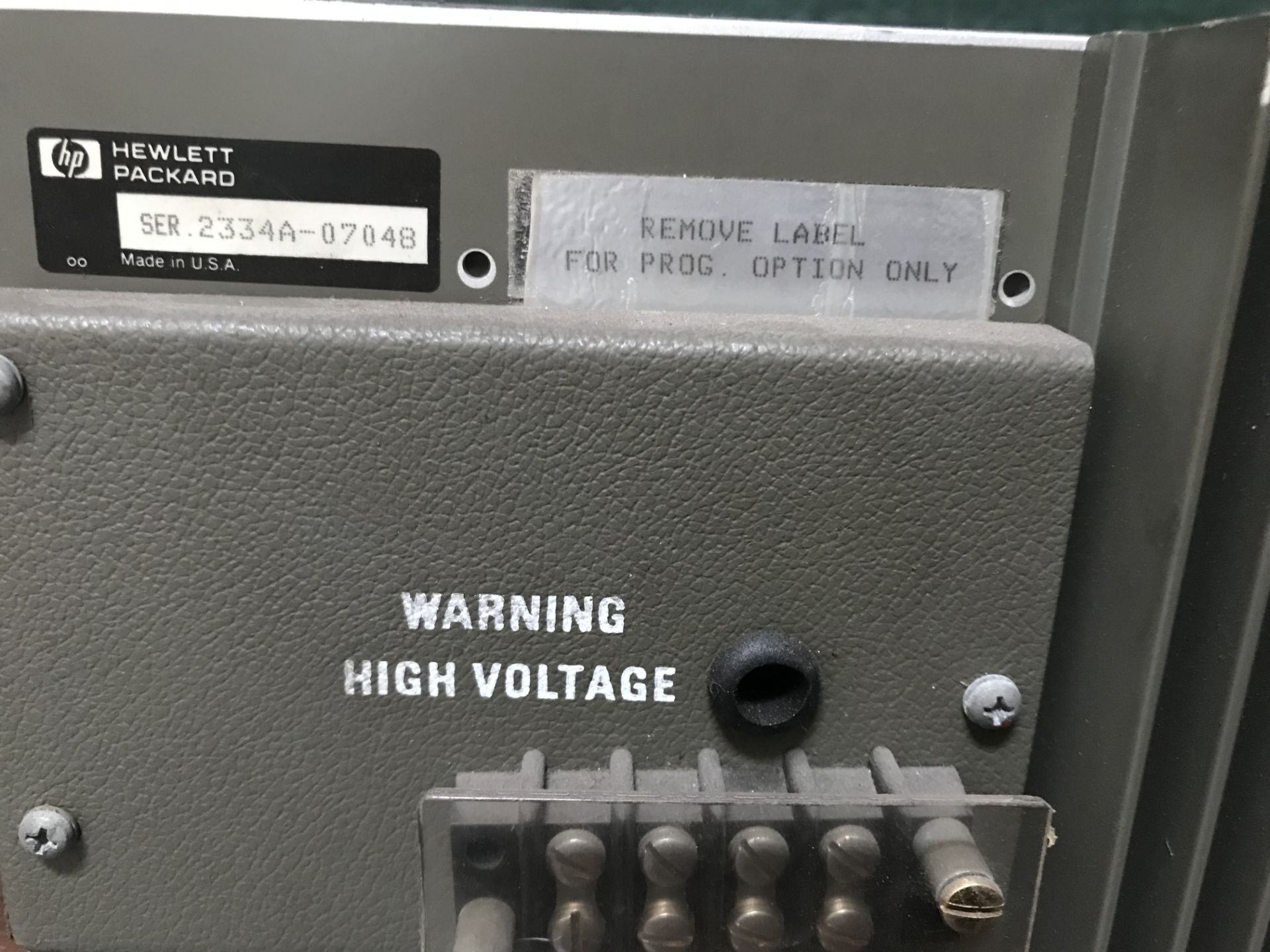 #067 Hewlett Pckard 6264B 0-20V 0-20A DC Power Supply SN: 2334A-07048, NOTE: Amper Display needs rep - Image 6 of 8