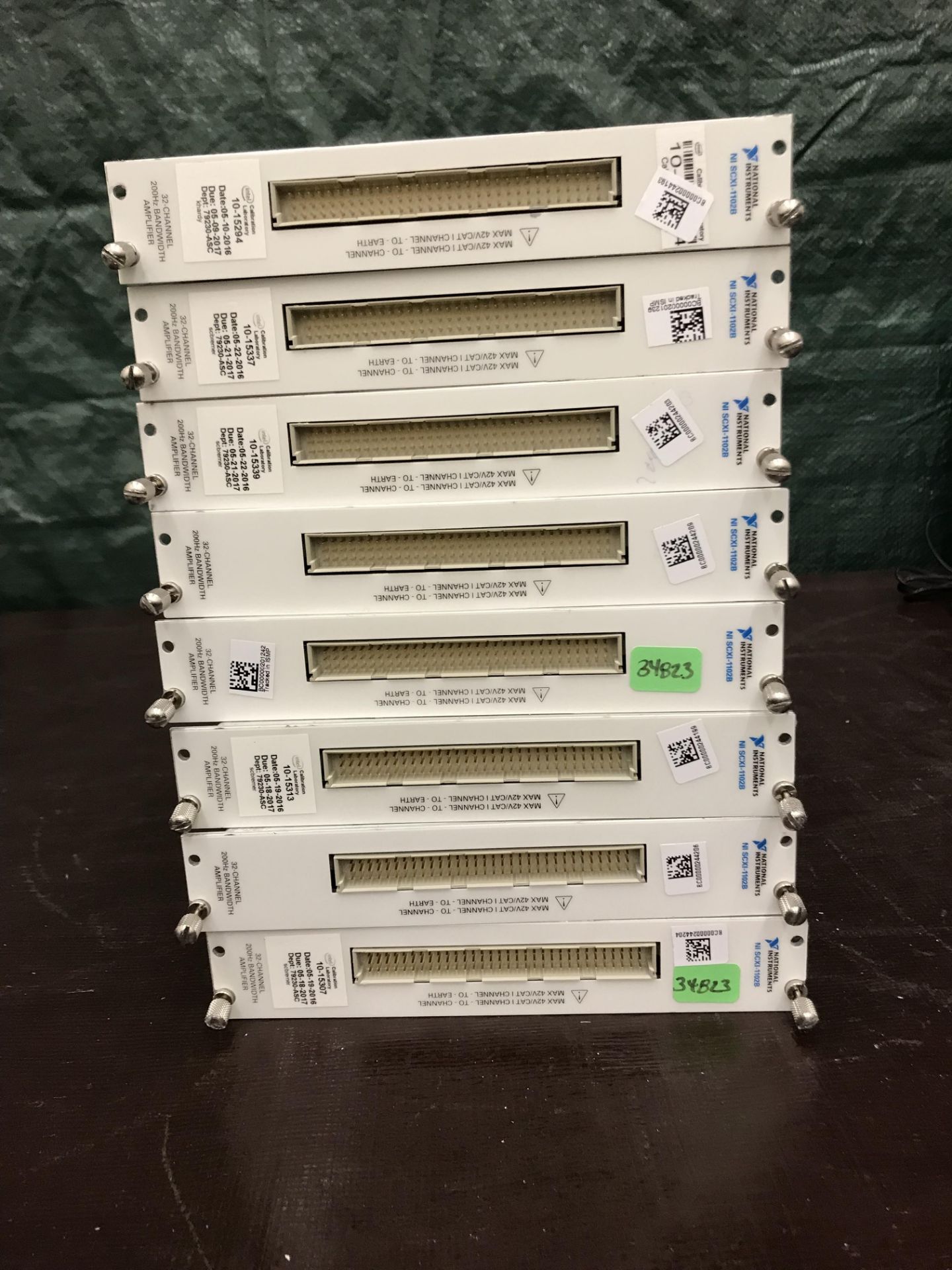 ID# 220083 Lot of 8 National Instruments SCXI-1102B 32-Channel Amplifier Voltage Input Modules - Image 8 of 9