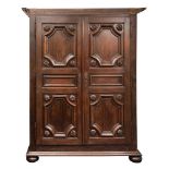 A Flemish oak armoire,