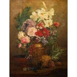 Follower of Henri Fantin-Latour (French, 1836-1904) Still life with flowers,