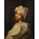 After Guido Reni (Italian, 1575-1642) Portrait of Beatrice Cenci portrayed half-length,