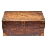 An Anglo Indian sandalwood trunk,