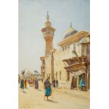 Walter Tyndale (British, circa 1855-1943) Mecca Road, Damascus,
