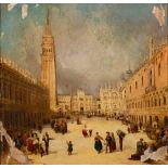 Attributed to George Jones RA (1786-1869) View of the Piazzetta, Venice,