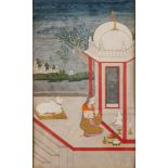 A 18th century Indian Ragamala illustration,