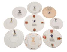 Nine various china Trusty Servant plates,
