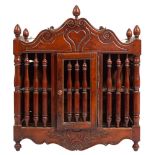 A late Louis XV walnut panetiere,