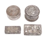 An Edward VII silver box, maker George Nathan & Ridley Hayes, Chester,