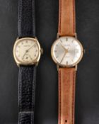 Vertex, a gentleman's 9ct gold wristwatch,