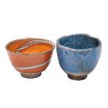 Two studio pottery bowls,