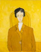 * 'Buck' Taylor [1921-2011] Football Fan; Woman in Yellow, two, both signed and further signed,