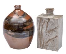 Two stoneware vases,