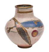 *Bernard Forrester [1908-1990] a white stoneware vase,