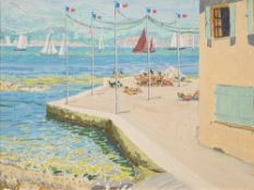 Richard James Gerry [British, contemporary school] St Tropez, 2006 initialled,
