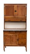 An oak kitchen dresser,