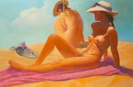 *Michael Gorman [1938-2022] Sunbathers,