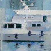 *Angie Wilson [South African, contemporary school] Yachts; a pair oil on canvas each 29.