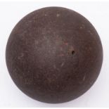 A large 19th century cannon ball.