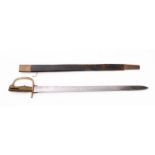 A 19th century Indian 1801 pattern 2nd Model Baker Sword Bayonet,