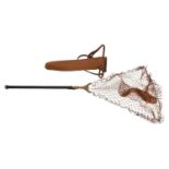 Hardy or similar. A telescopic landing net in canvas pouch.