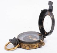 A WWI period Verner's Patent VII compass, maker Short & Mason Ltd, London, 1916: No.