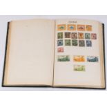 A collection of GB and world stamps in eleven albums, including QV to ER2, China, New Zealand etc.